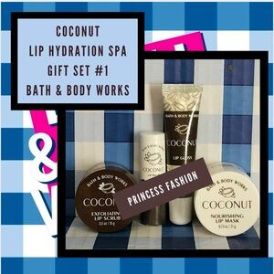 NEW: Coconut Lip Hydration Care Set Bath & Body Works #1